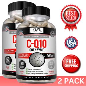 CoQ10 200mg Heart Health Supplement - 2 Pack