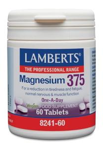 Lamberts High Strength Magnesium 375mg Tablets