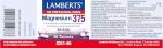 Lamberts High Strength Magnesium 375mg Tablets