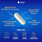 80 Billion CFU Probiotic and Prebiotic Supplement