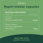 Nature's Bounty Turmeric Capsules - 500mg, 60 Count