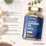 Flaxseed Oil Capsules 2000mg | 360 Count