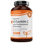 Vitamin C 1000mg with Rosehip - 180 Vegan Tablets