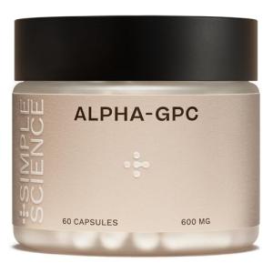 Alpha GPC 600mg - Pure Brain Support Supplement