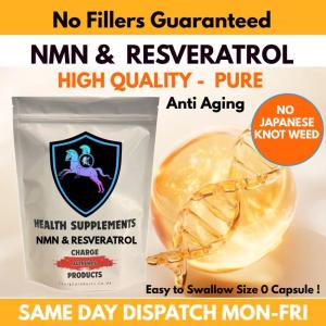 NMN + Trans Resveratrol Capsules 500mg Blend