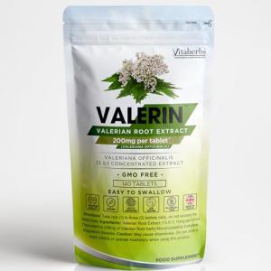 Valerin Valerian Root Tablets 200mg - 140 Vegan