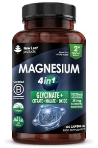 High Strength Magnesium Glycinate Complex 2000mg Capsules