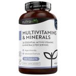 Vegan Daily Multivitamin and Mineral Supplement, 365 Tabs