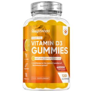 Vitamin D3 4000 IU - 120 Sugar-Free Gummies