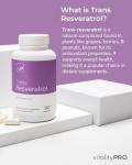 Trans Resveratrol Capsules 500mg - 90 Count