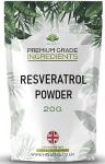 Pure Trans Resveratrol Powder - 20g High Absorption