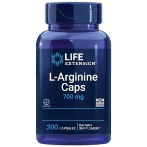 Life Extension L-Arginine 700mg - 200 Vegan Capsules