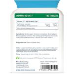 Health4All Vegan Vitamin K2 MK7 200mcg 180 Tablets