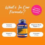 Zipvit Curcumin 95 with Bioperine, 90 Vegan Tablets