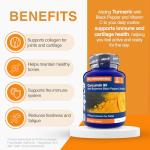 Zipvit Curcumin 95 with Bioperine, 90 Vegan Tablets