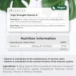 High Strength Vegan Vitamin A Tablets 10000 IU