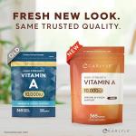 High Strength Vegan Vitamin A Tablets 10000 IU