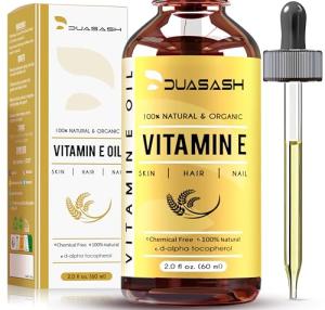 Pure Organic Vitamin E Oil for Skin and Hair