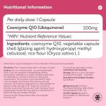 Coenzyme Q10 200mg - 120 Vegan Capsules