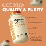 Incite Nutrition Vitamin D3 2000 IU - 400 Tablets