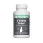 VitaPaws L-Lysine 500mg for Cats - 90 Capsules