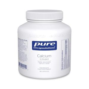 Pure Encapsulations Calcium Citrate - 180 Capsules