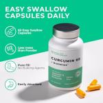 High Strength Curcumin 95 with Bioperine Capsules