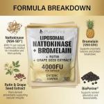 Liposomal Nattokinase & Bromelain Complex Capsules