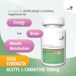 VitaThrive Acetyl L-Carnitine 500mg Capsules