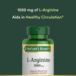Nature's Bounty L-Arginine 1000mg for Blood Flow