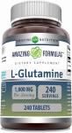 Amazing Formulas L-Glutamine 1000 Mg, 240 Tablets