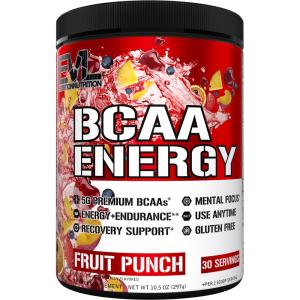 EVLution Nutrition BCAA Energy Fruit Punch 10.16 oz