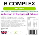 Vitamin B Complex 100 Tablets by Lindens