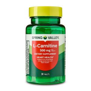 Spring Valley L-Carnitine Amino Acid 500 mg 30ct
