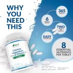 Zinc, Calcium, Magnesium & Vitamin D Complex Tablets