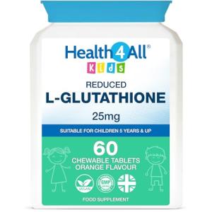 Kids L-Glutathione Chewable Tablets, 25mg, 60 Count