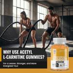 Acetyl L-Carnitine Gummies with Ashwagandha - Vegan