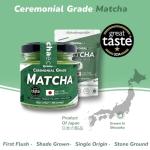 Japanese Ceremonial Matcha Green Tea Powder, 50g