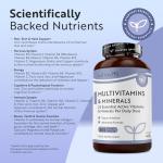 Vegan Daily Multivitamin and Mineral Supplement, 365 Tabs