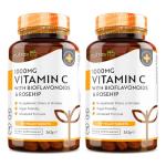 High Strength Vegan Vitamin C 1000mg – 360 Tablets
