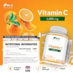High Strength Vitamin C 1000mg - 180 Tablets