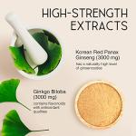 High Strength Panax Ginseng Capsules - 6000mg