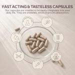 Natural Iron & Vitamin C Supplement - 120 Capsules