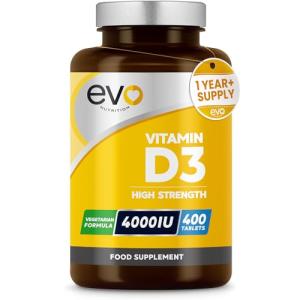 High Strength Vitamin D3 4000IU - 400 Tablets