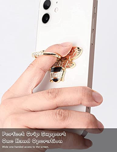 Allengel Bee Phone Ring Holder with Crystal
