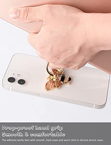 Allengel Bee Phone Ring Holder with Crystal