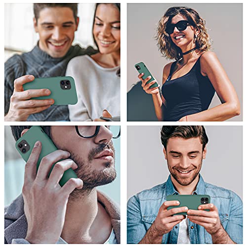 Silicone Shockproof iPhone 11 Case, Midnight Green