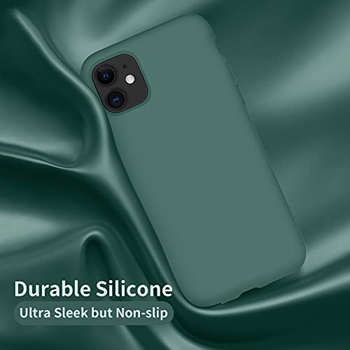 Silicone Shockproof iPhone 11 Case, Midnight Green
