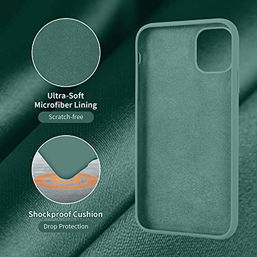 Silicone Shockproof iPhone 11 Case, Midnight Green