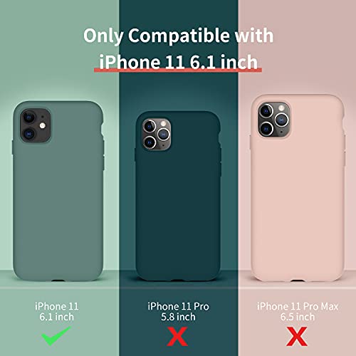 Silicone Shockproof iPhone 11 Case, Midnight Green